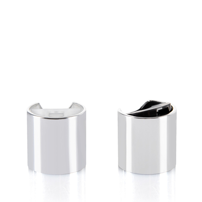 Silver Aluminum Shell PP Plastic Disc Top Closures OEM / ODM Available